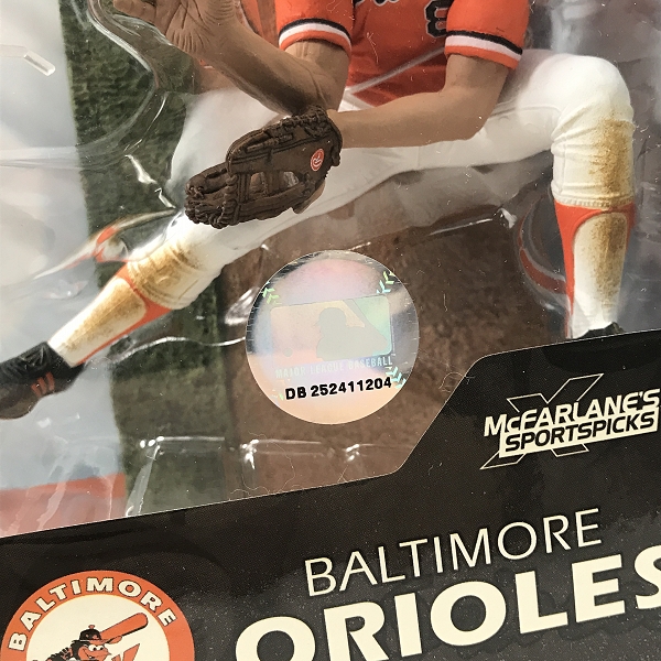実際に弊社で買取させて頂いた【未開封】McFARLANE TOYS/マクファーレントイズ ボルティモア・オリオールズ #8 Cal Ripken Jr. フィギュアの画像 5枚目