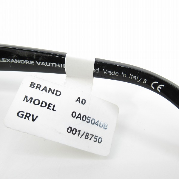 実際に弊社で買取させて頂いた【未使用】alain mikli×Alexandre Vauthier/アランミクリ×アレクサンドル ボーディエ Roselyne サングラス 0A05040Bの画像 4枚目