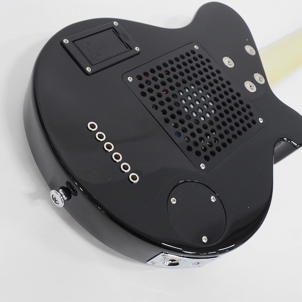 実際に弊社で買取させて頂いた★PIGNOSE/ピグノーズ PGG-200 Travel Guitar アンプ内蔵 ミニ エレキギター レフティ/左きき用 ソフトケース付の画像 7枚目