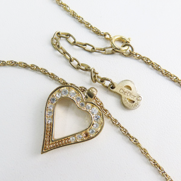 実際に弊社で買取させて頂いたChristian Dior/クリスチャンディオール オープンハート ネックレス