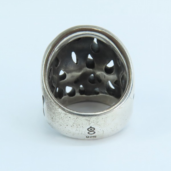 実際に弊社で買取させて頂いた【ギャラ付】Gucho/ガッチョ Pyromaniac パイロマニアックリング/21.5号-22.5号の画像 3枚目