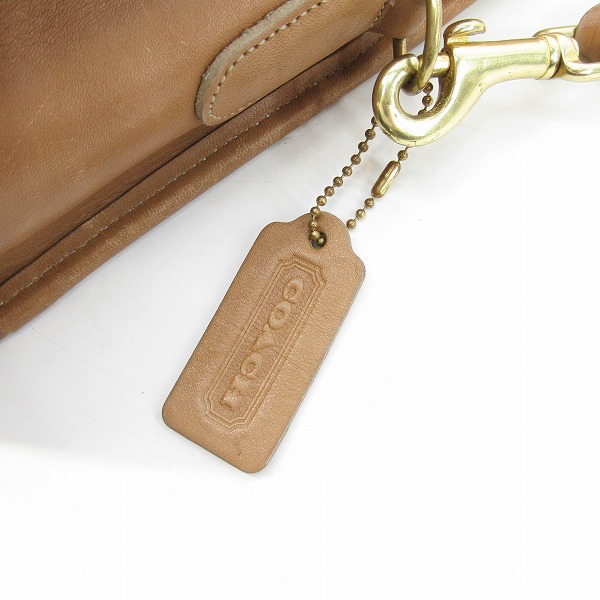 実際に弊社で買取させて頂いたCOACH/コーチ オールドコーチ 2way レザーショルダーバッグ/ハンドバッグの画像 4枚目