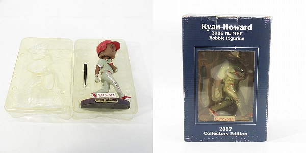 実際に弊社で買取させて頂いた【難有り】BD&A フィリーズ ライアン・ハワード 2006 NL ボブルヘッドフィギュア 2007 コレクターズエディションの画像 8枚目