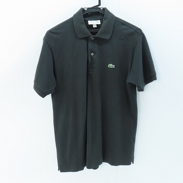 実際に弊社で買取させて頂いたLACOSTE/ラコステ 半袖ポロシャツ ブラック L1212 /3