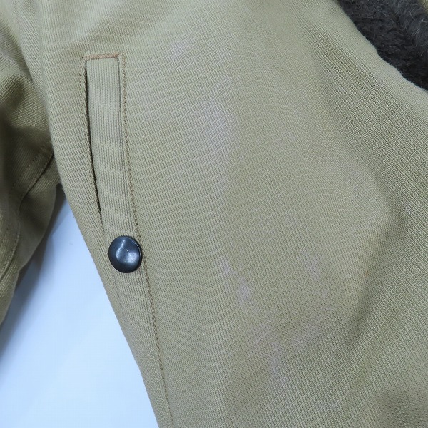 実際に弊社で買取させて頂いた【未使用】BUZZ RICKSON'S/バズリクソンズ TYPE B-15 フライトジャケット 3220/38の画像 6枚目