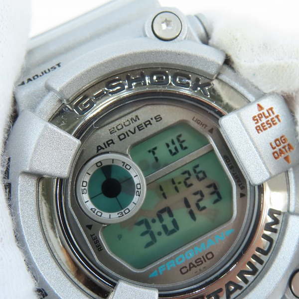 実際に弊社で買取させて頂いたG-SHOCK/G-ショック FROGMAN/フロッグマン 銀蛙 DW-8201GF-8JFの画像 4枚目