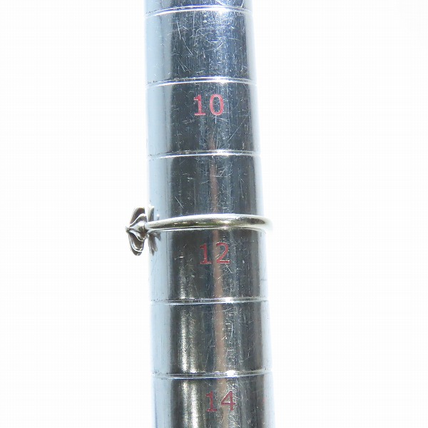 実際に弊社で買取させて頂いたCHROME HEARTS/クロムハーツ バブルガムリング ｗ/CHプラス 12号の画像 8枚目