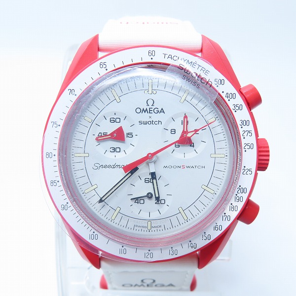 実際に弊社で買取させて頂いたOMEGA×SWATCH/オメガ×スウォッチ MISSION TO MARS スピードマスター ミッショントゥ マーズ 腕時計 SO33R100