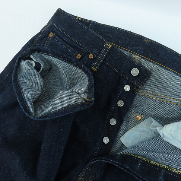 実際に弊社で買取させて頂いたLEVIS/リーバイス 501XX 刻印555 復刻 米国製 98年製 デニムパンツ 501-0003/W36L36の画像 2枚目