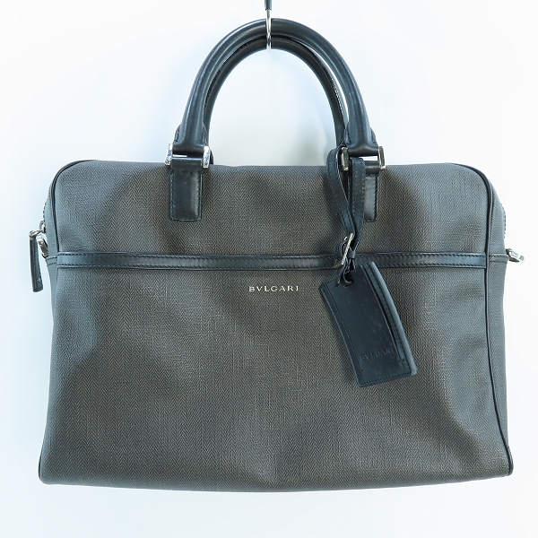実際に弊社で買取させて頂いたBVLGARI/ブルガリ レザー 2WAY ビジネスバッグ/ブリーフケース 32537 