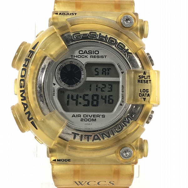 実際に弊社で買取させて頂いた【難有り】G-SHOCK/Gショック FROGMAN/フロッグマン W.C.C.S サンゴ礁 DW-8201WC