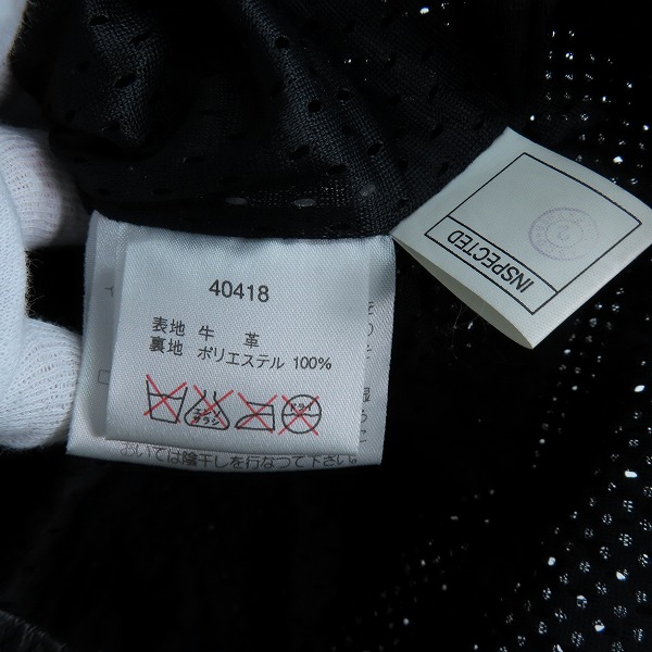 実際に弊社で買取させて頂いた【未使用】HARLEY DAVIDSON/ハーレーダビッドソン パンチングレザー 半袖ジャケット/Mの画像 3枚目