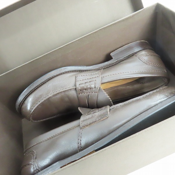 実際に弊社で買取させて頂いたChurch's/チャーチ Pembrey/ペンブリー レザー ペニー ローファー 6.5の画像 8枚目