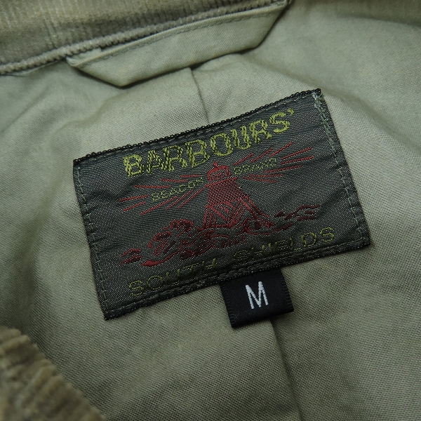 実際に弊社で買取させて頂いたBarbour/バブアー SOUTH SHIELD サウスシールズ オールドビデイル ジャケット 1601072/Mの画像 2枚目