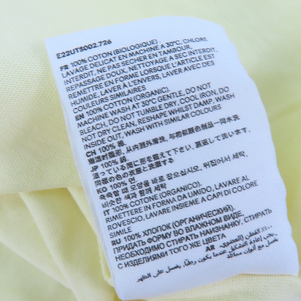 実際に弊社で買取させて頂いたami alexandre mattiussi/アミ アレクサンドルマテュッシ ハートロゴ刺繍/Tシャツ E22UTS002.726/XXXLの画像 4枚目