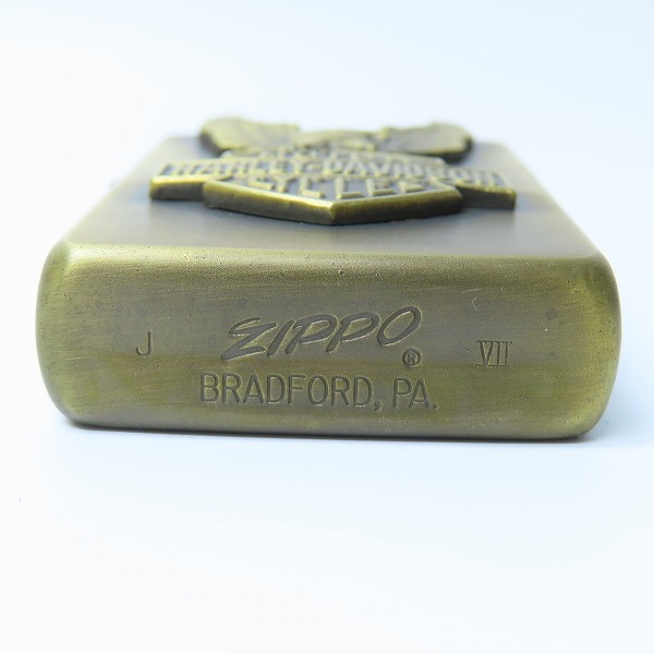 実際に弊社で買取させて頂いたZIPPO/ジッポー HARLEY-DAVIDSON/ハーレーダビッドソン イーグル メタル貼り 91年製の画像 2枚目