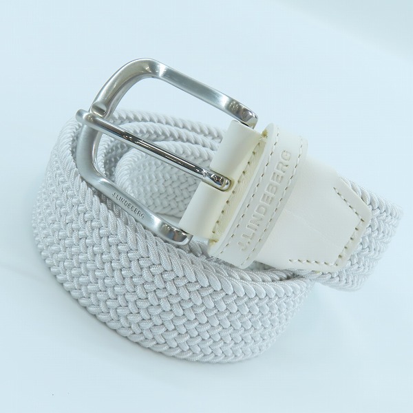 実際に弊社で買取させて頂いたJ.LINDEBERG/ジェイリンドバーグ ベルト ホワイト