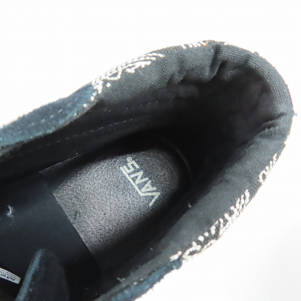 実際に弊社で買取させて頂いたVANS バンズ VAN DOREN/バンドーレン スカル パイレーツ 80s復刻モデル ローカットスニーカー TB6Q/8.5の画像 4枚目