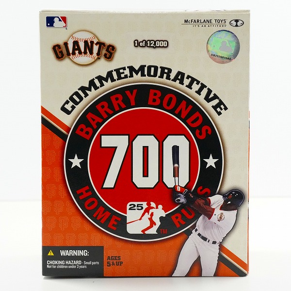 実際に弊社で買取させて頂いた(1)【未開封】McFARLANE TOYS/マクファーレントイズ ジャイアンツ BARRY BONDS 700号ホームラン記念 フィギュア
