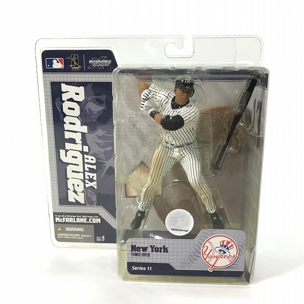 実際に弊社で買取させて頂いた【未開封】McFARLANE TOYS/マクファーレントイズ  ニューヨークヤンキース #13 ALEX Rodriguez フィギュア