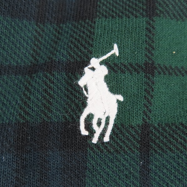 実際に弊社で買取させて頂いたPOLO by RALPH LAUREN×beams/ポロバイラルフローレン×ビームス タータンチェック ロングスリーブ ポロシャツ/Sの画像 3枚目