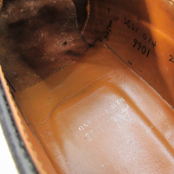 実際に弊社で買取させて頂いたAlden/オールデン コードバン プレーントゥ 9901/7の画像 7枚目