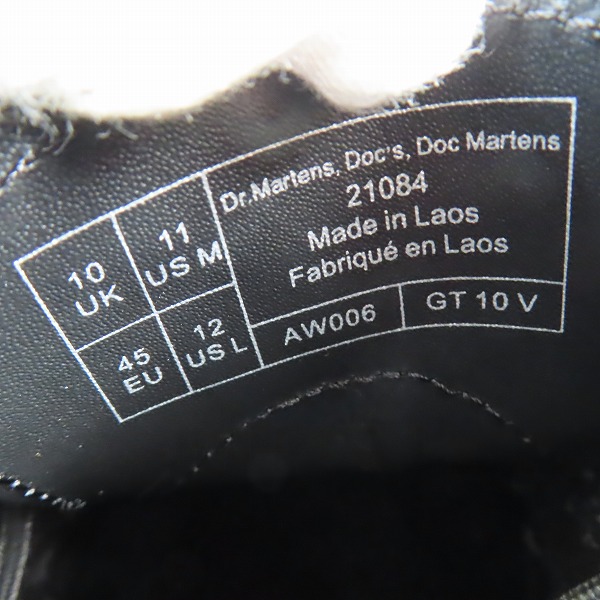 実際に弊社で買取させて頂いたDr.Martens/ドクターマーチン ローカット 3ホールシューズ 21084/UK10の画像 5枚目