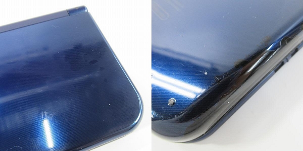 実際に弊社で買取させて頂いた任天堂/Nintendo New ニンテンドー 3DS LL 本体 RED-001 メタリックブルー アダプター付きの画像 8枚目