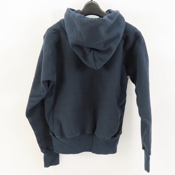 実際に弊社で買取させて頂いたChampion/チャンピオン YALE REVERSE WEAVE sweat parka リバースウィーブ スウェット パーカー 赤単タグ 復刻 Mの画像 1枚目