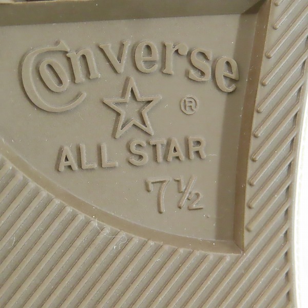 実際に弊社で買取させて頂いたCONVERSE/コンバース 日本製 CANVAS AS J HI キャンバス スニーカー/7.5の画像 6枚目
