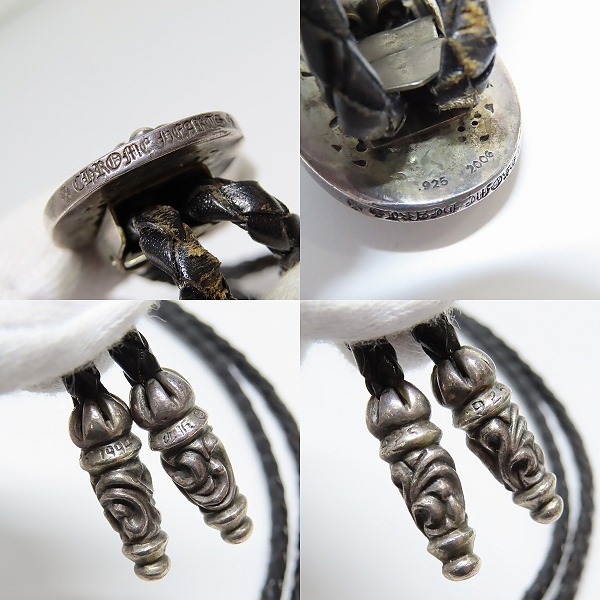 実際に弊社で買取させて頂いたCHROME HEARTS/クロムハーツ タイニーオーバル ループタイ クラシックオーバルクロスの画像 5枚目