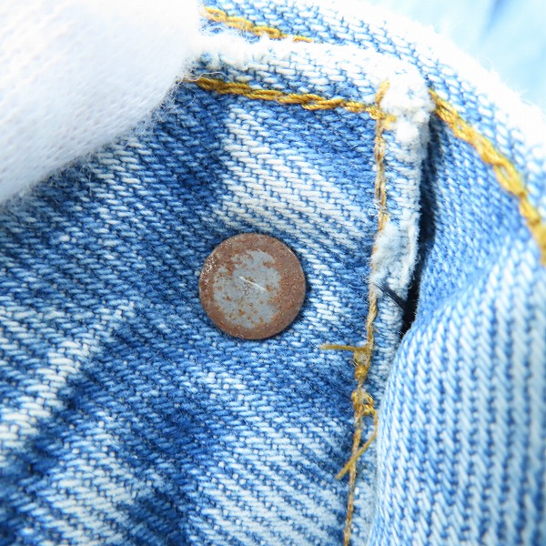 実際に弊社で買取させて頂いたLevi's/リーバイス ボタン裏刻印1/ヴィンテージ デニムジャケット/Gジャン 70505-0213/40の画像 9枚目