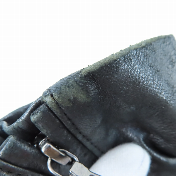 実際に弊社で買取させて頂いたJULIUS/ユリウス 13SS vandalism ラムレザージャケット/1の画像 5枚目