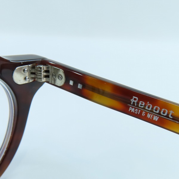 実際に弊社で買取させて頂いたReboot/リブート 207トートイス 度入り 眼鏡/メガネ/アイウェア フレンチヴィンテージ ボストン タイプの画像 4枚目