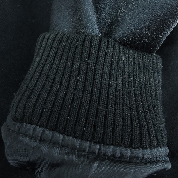 実際に弊社で買取させて頂いたURBAN RESEARCH/URiD/アーバンリサーチ  羊革/ラムレザー THERMOLITE/サーモライト 袖切替/スタジャン UM13-HN08001/Lの画像 6枚目