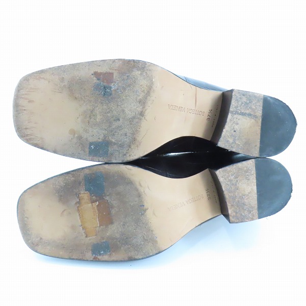 実際に弊社で買取させて頂いたBOTTEGA VENETA/ボッテガ ヴェネタ クロコ型押し ヒールローファー/37.5の画像 2枚目