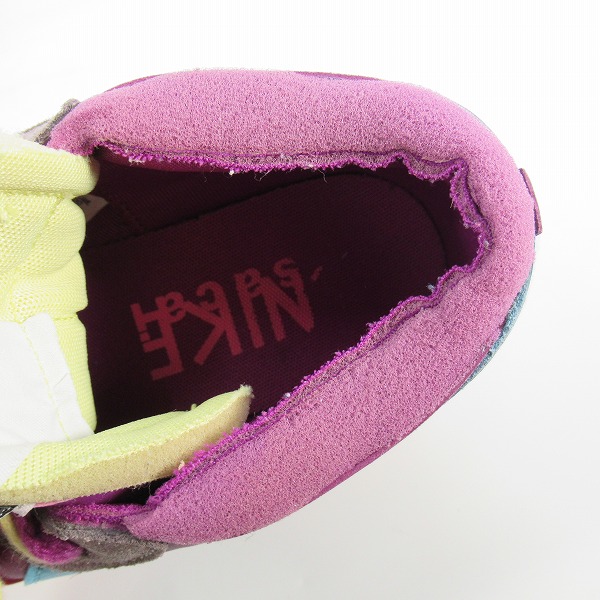 実際に弊社で買取させて頂いたNIKE×KAWS×SACAI/ナイキ×カウズ×サカイ BLAZER LOW/ブレーザーロー パープルダスク DM7901-500/27の画像 4枚目