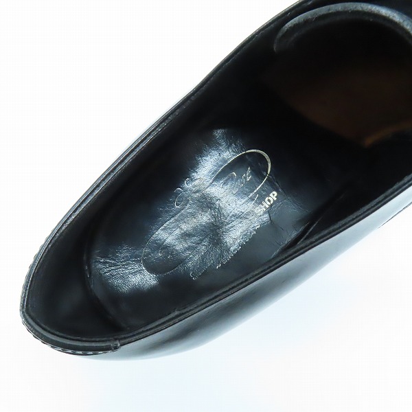 実際に弊社で買取させて頂いたTRADING POST/トレーディングポスト プレーントゥ レザー ビジネス シューズ 6.5の画像 4枚目