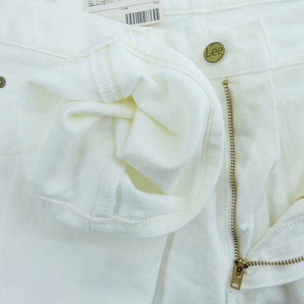 実際に弊社で買取させて頂いた【未使用】Lee/リー 201 レギュラーストレート ツイルTWILL ホワイトジーンズ LM2210-518/32の画像 3枚目