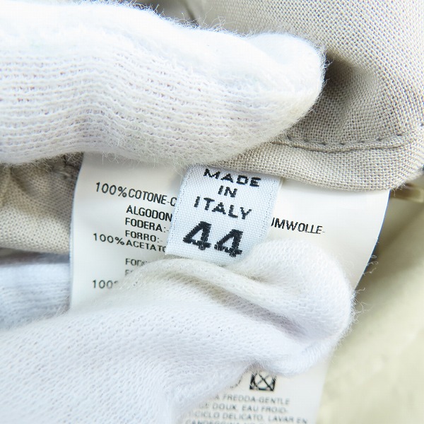 実際に弊社で買取させて頂いたMartin Margiela /マルタンマルジェラ 本人期 フェイクボタンホール テーラード ジャケット/44の画像 5枚目