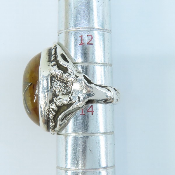 実際に弊社で買取させて頂いたALEX STREETER/アレックスストリーター エンジェルハートリング  アンバー 14号の画像 7枚目