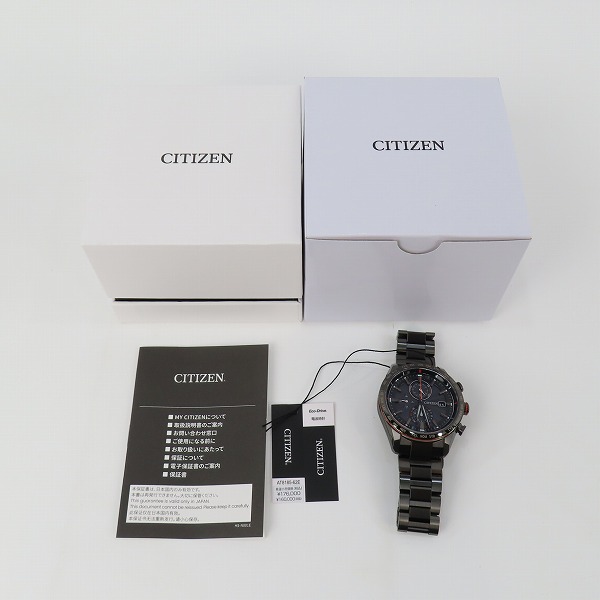 実際に弊社で買取させて頂いたCITIZEN/シチズン ATTESA /アテッサ エコドライブ 電波ソーラーメンズ腕時計 H800-T025871 の画像 7枚目