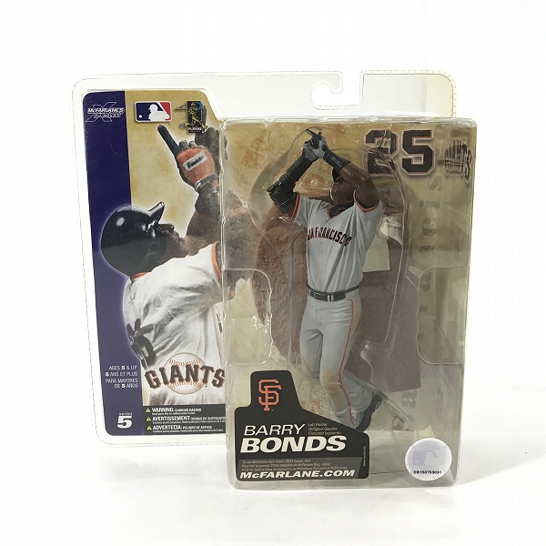 実際に弊社で買取させて頂いた【未開封】McFARLANE TOYS/マクファーレントイズ ジャイアンツ #25 BARRY BONDS フィギュア