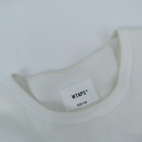 実際に弊社で買取させて頂いたWTAPS/ダブルタップス 24ss SIGN SS / COTTON. TSSC Tシャツ/241ATDT-CSM22/03の画像 5枚目