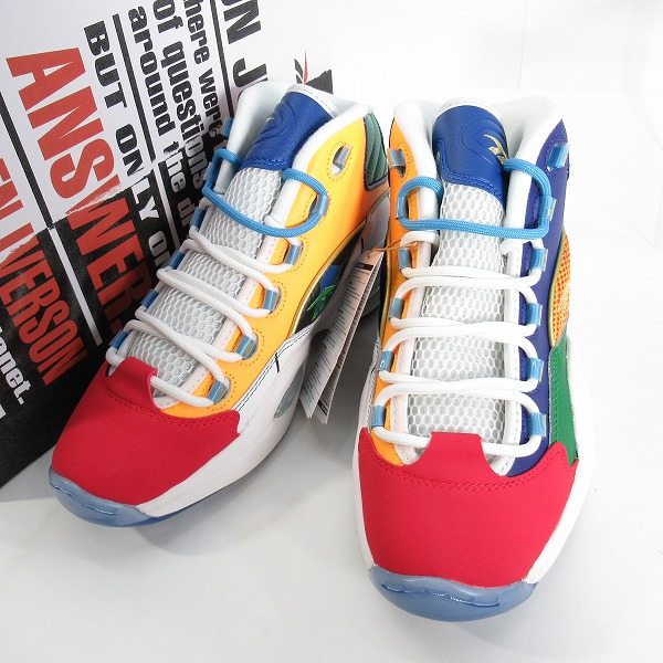 実際に弊社で買取させて頂いたReebok/リーボック QUESTION MID/クエスチョン ミッド スニーカー/シューズ GZ6151/27.5