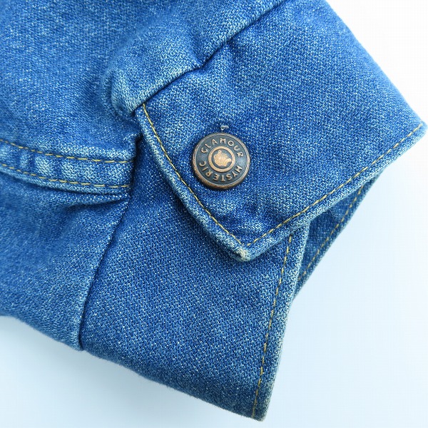 実際に弊社で買取させて頂いたHYSTERIC GLAMOUR/ヒステリックグラマー デニム ジャケット 02173AB20 /Lの画像 6枚目