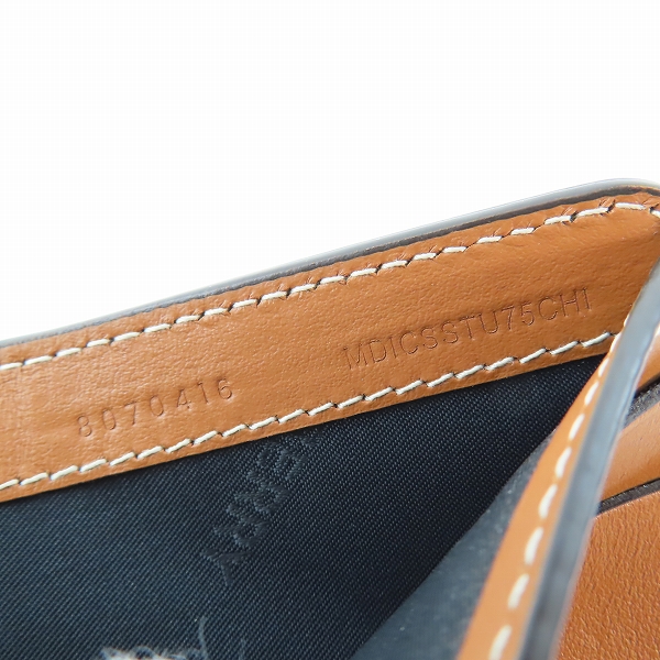 実際に弊社で買取させて頂いたBURBERRY/バーバリー ノバチェック PVC ホック 三つ折り 財布 ウォレットの画像 7枚目