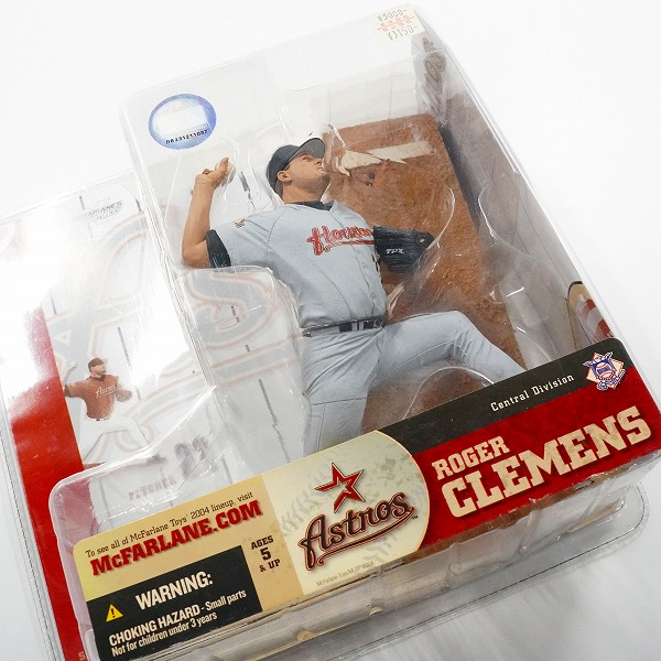 実際に弊社で買取させて頂いた【未開封】McFARLANE TOYS/マクファーレントイズ ヒューストン・アストロズ #22 ROGER CLEMENS ロジャー・クレメンスの画像 3枚目