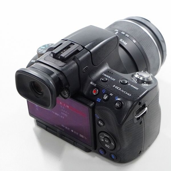 実際に弊社で買取させて頂いたSONY/ソニー α55 SLT-A55V/SAL1855 DT 3.5-5.6/18-55 SAM デジタル一眼レフカメラ AF/シャッター確認済みの画像 3枚目