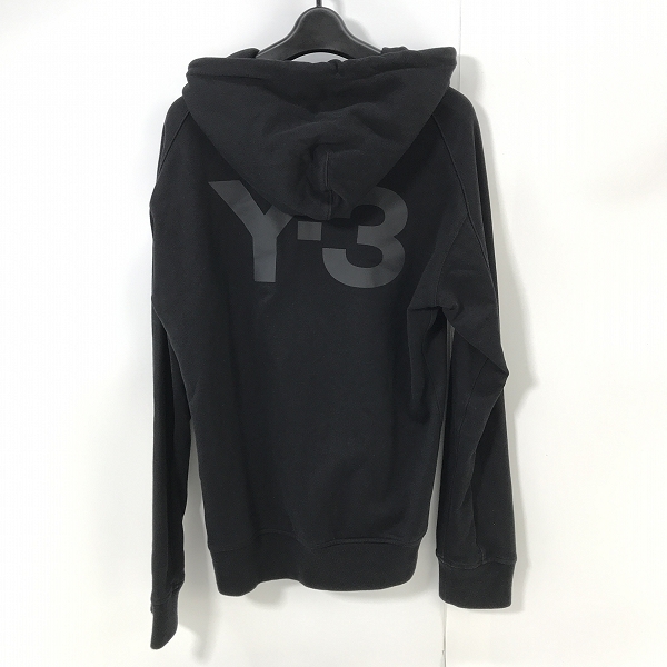 実際に弊社で買取させて頂いたY-3/ワイスリー adidas/アディダス×Yohji Yamamoto/ヨウジヤマモト ロゴフーディパーカー/Sの画像 1枚目